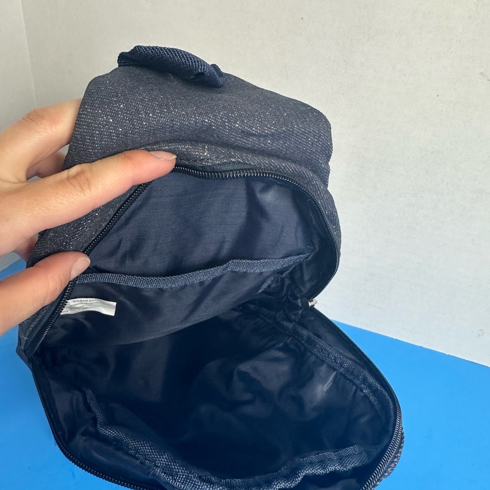 Black Backpack With Pink Star Patch - image 6